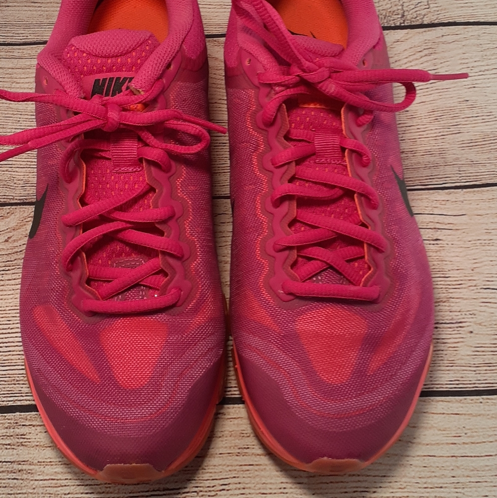 Women's Nike Pink and Purple Air Max Run Easy Shoe
